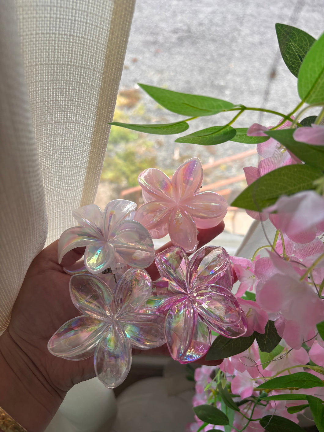 Plumeria Clips